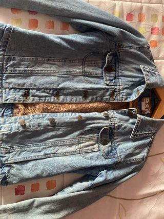 chaqueta tejana con borreguito