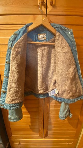 chaqueta tejana con borreguito