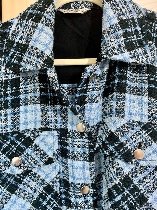 Chaqueta crop Stradivarius twet L