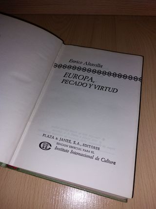 LIBROS Réquiem todos nosotros Europa pecado virtud