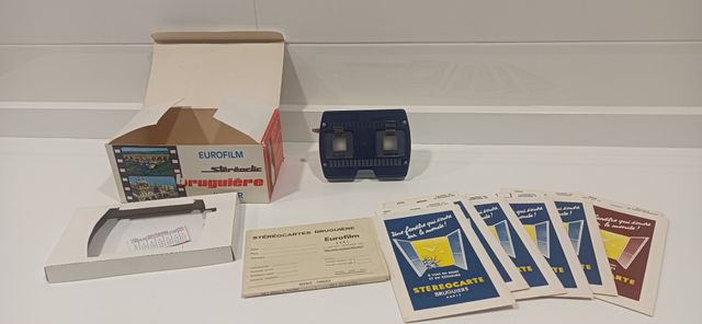 ANTIGUO VISOR STEREOCLIC BRUGUIERE COMO NUEVO