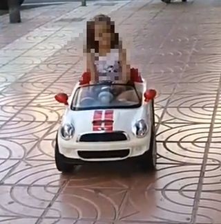 Mini Cooper electrico infantil