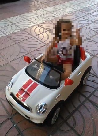 Mini Cooper electrico infantil