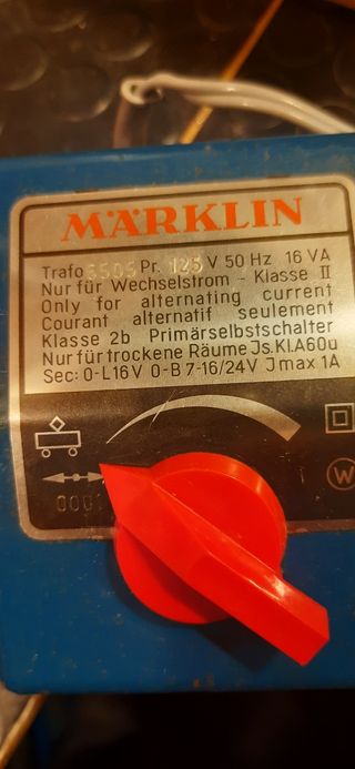 Marklin transformador antiguo.