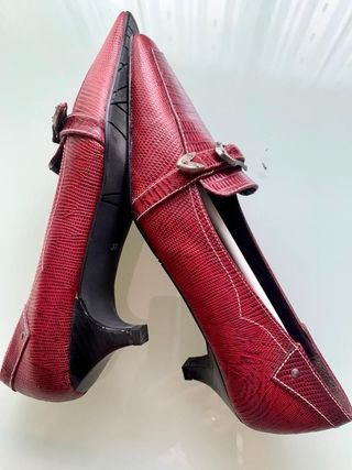 zapatos mujer rojos alta calidad