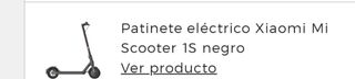 patinete electrico Xiaomi Mi Scooter 1S negro