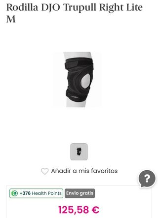 rodillera donjoy tru pull lite rotula