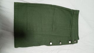 Falda verde Militar Kiabi 