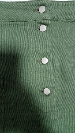 Falda verde Militar Kiabi 