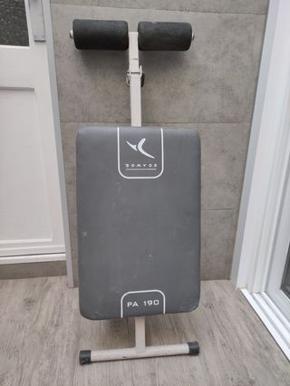 Banco de pesas y pesas