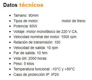 Motorreductor 5RK60GU-CM+5GU150K