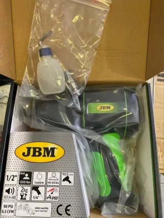 Pistola de impacto JBM 1200 NM de 1/2 pulgada.