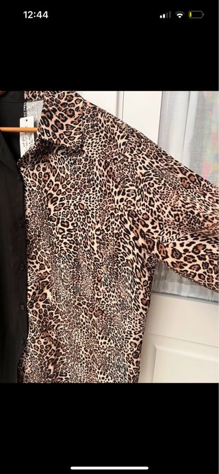 camisa bicolor de mujer