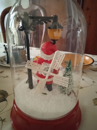 Papá Noel en Cúpula de Cristal