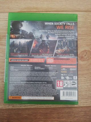 Jogo Tom Clancy The Division Limited Edition Xbox