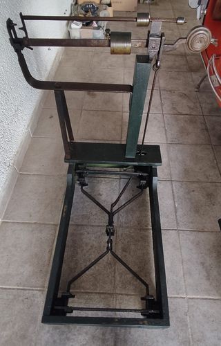 Báscula agrícola antigua