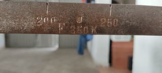 Báscula agrícola antigua