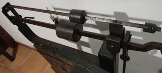 Báscula agrícola antigua