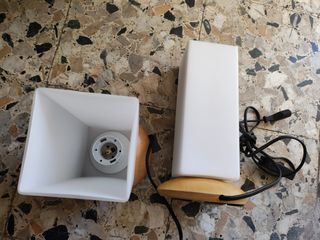 Coppia lampade Murano