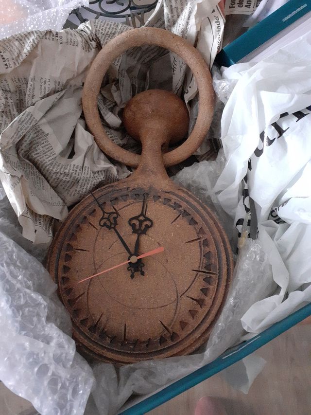 Reloj arcilla