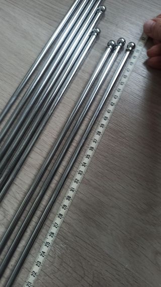 9 Barras extensibles cortinas