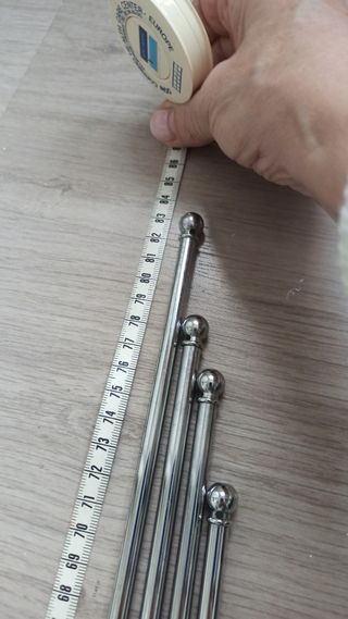 9 Barras extensibles cortinas