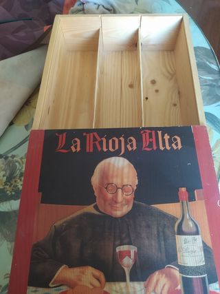 Caja de madera para vino