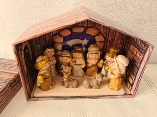 Natività/presepe in scatola fisso