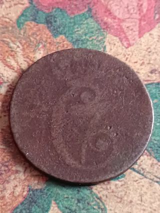 Dinamarca medio shilling 1771 moneda