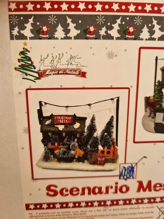 scenario mestieri con luce (presepe )