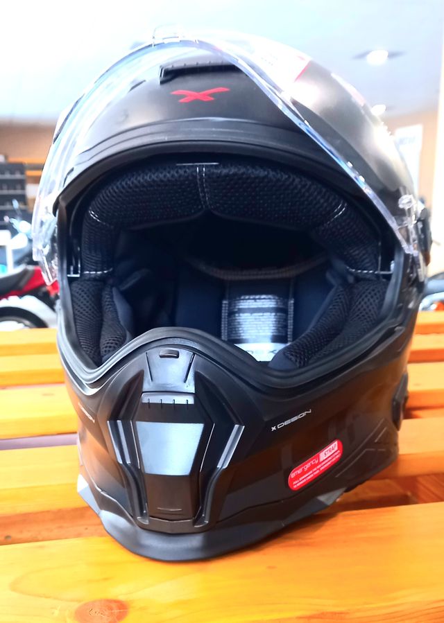 CASCO NEXX X.WTS2 UNIT-X NEGRO MATE TALLA M