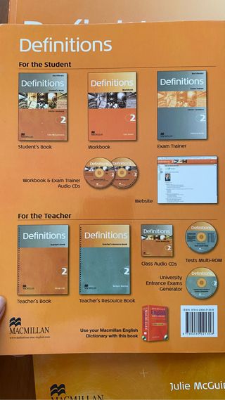 Libros de Ingles Definitions SIN USAR