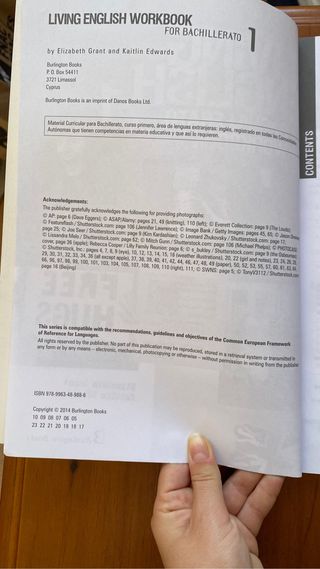 libro workbook de Ingles