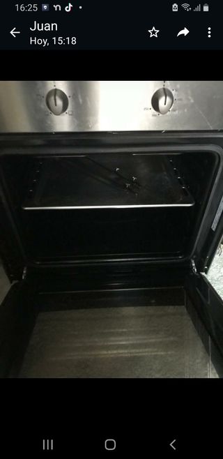 Vitrocerámica 4 fuegos y horno 