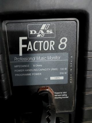 ALTAVOCES DAS FACTOR 8 PROFESIONAL