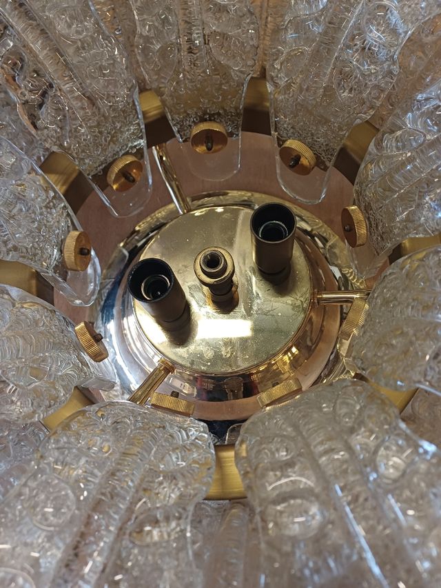 😎🤡 PLAFONIERA VINTAGE 11LUCI DIA65🙈💝