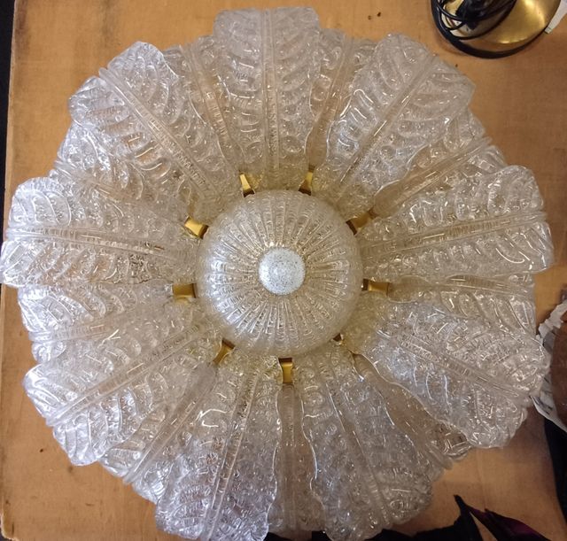 😎🤡 PLAFONIERA VINTAGE 11LUCI DIA65🙈💝