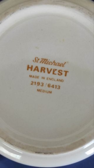VAJILLA DE PORCELANA ST. MICHAEL "HARVEST"