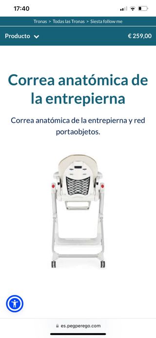 trona peg perego siesta