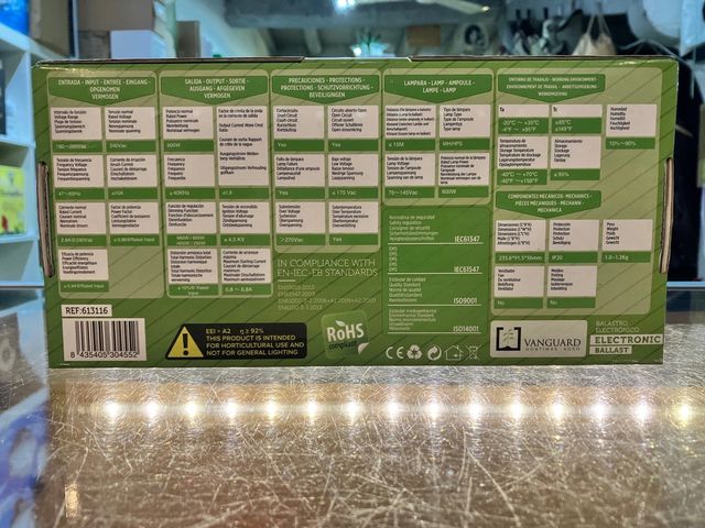 Balastro Electronico regulable 600W Vanguard Nuevo