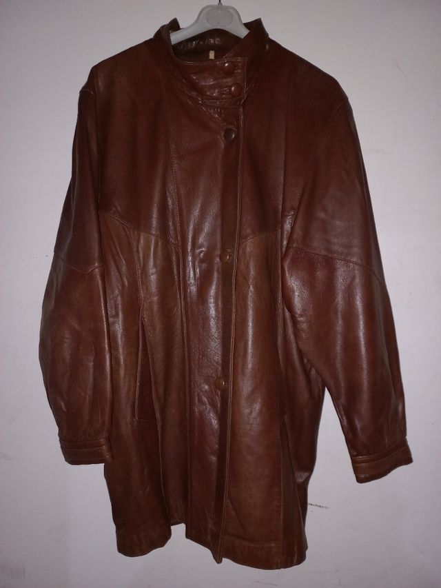 Cazadora piel vintage