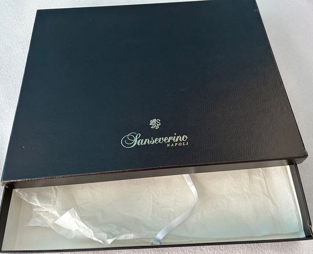 Foulard artigianale Sanseverino in velluto e seta