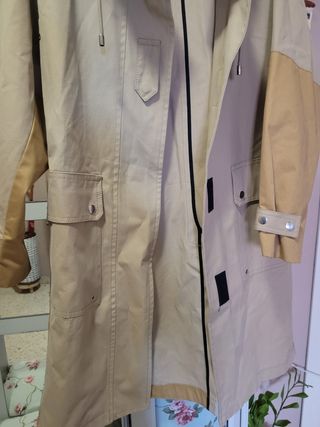 TRENCH GABARDINA WORKWEAR SIN ESTRENAR MANGO