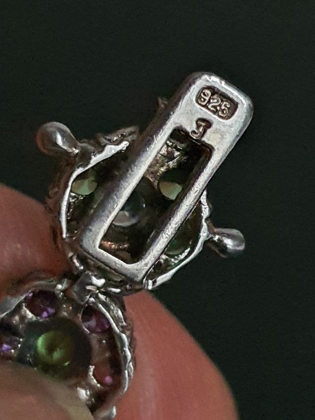 Pulsera plata de ley y circonitas