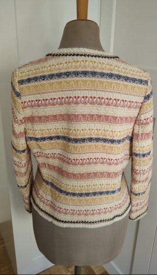 Chaqueta estampado étnico Zara