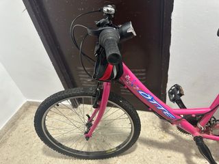 bicicleta rosa junior