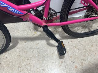 bicicleta rosa junior