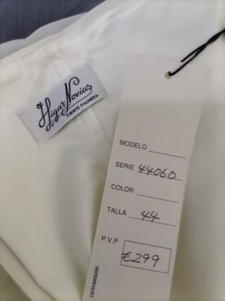 Vestido de novia separadas