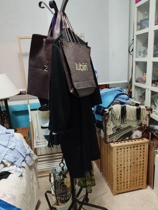 Perchero hierro negro