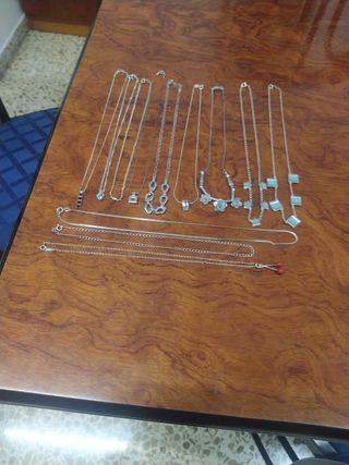 Cadenas y gargantillas de plata
